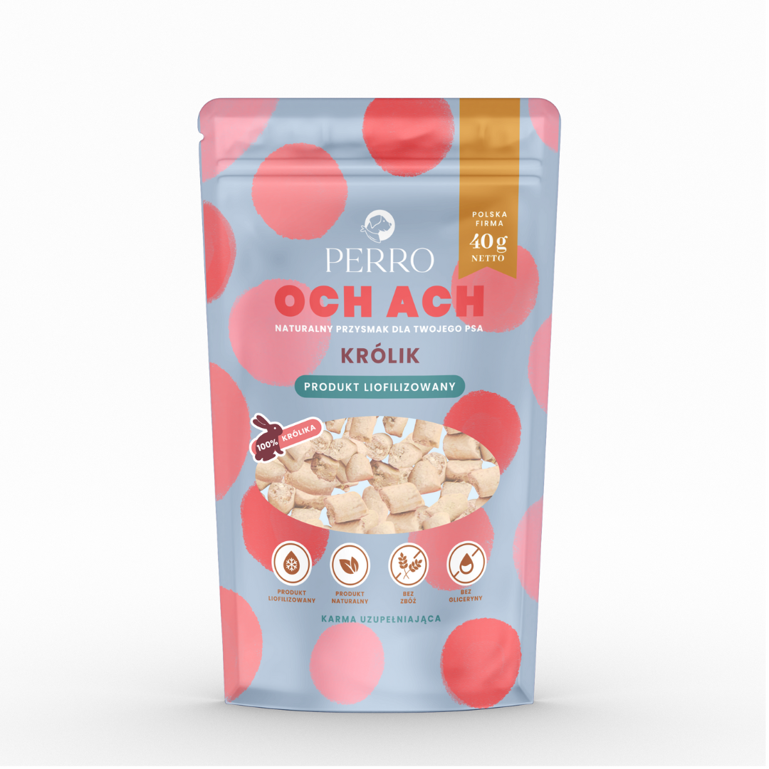 OCH ACH Królik Przysmaki liofilizowane 40g